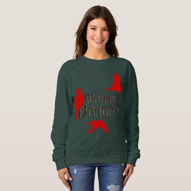 Woman with her Dragons Sweatshirt (Front Full)