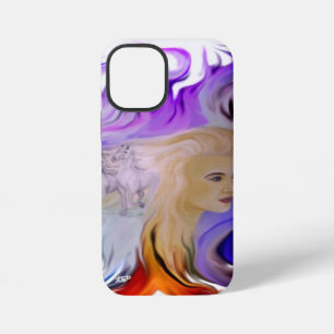 Woman with Horse iPhone 12 Mini Case