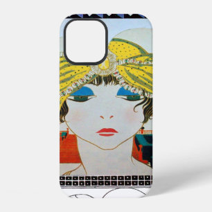 WOMAN WITH ORIENTAL YELLOW TURBAN / Beauty Fashion iPhone 12 Case
