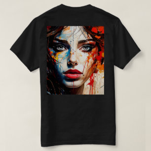 Woman with Painted Face T-Shirt