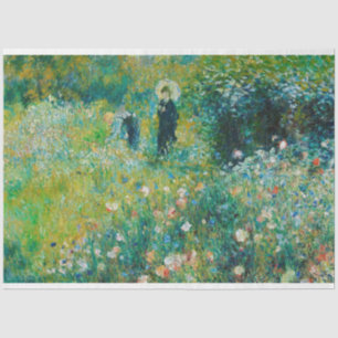 Woman with Parasol, Garden, Renoir Tissue Paper