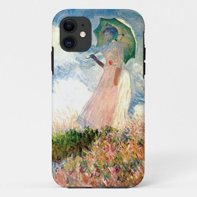 "Woman with Parasol Promenade Monet" Case-Mate iPhone Case (Back)