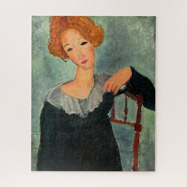Woman with Red Hair by Amedeo Modigliani Jigsaw Puzzle (Vertical)
