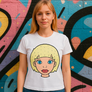 Woman With Yellow Hair T-Shirt