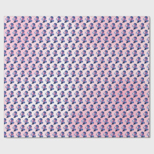 Woman Wrapping Paper