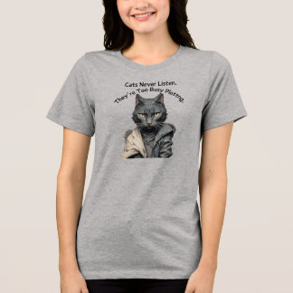 Woman Writers Cat T shirt 
