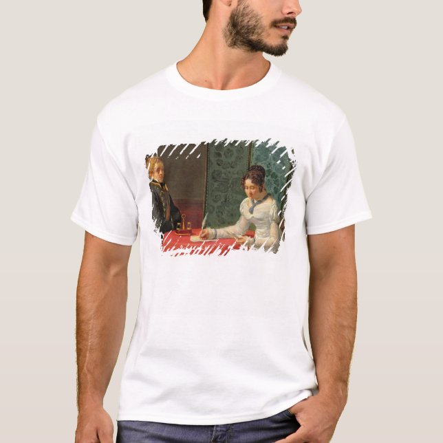 Woman Writing a Letter T-Shirt (Front)