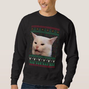 Woman Yelling at a Cat Ugly X mas Sweaters  Meme D