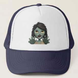 Woman Zombie - Emoji Trucker Hat