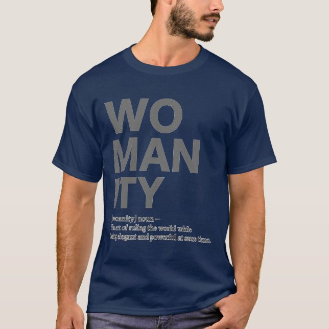 WOMANITY retro T-Shirt (Front)