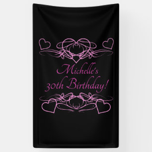 Woman's 30th Birthday Banner