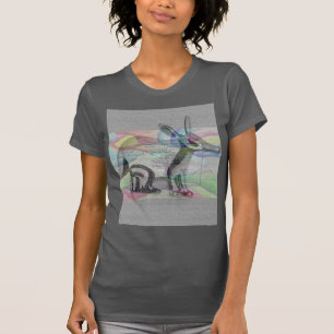 womans abstract animal T-Shirt