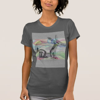 womans abstract animal T-Shirt