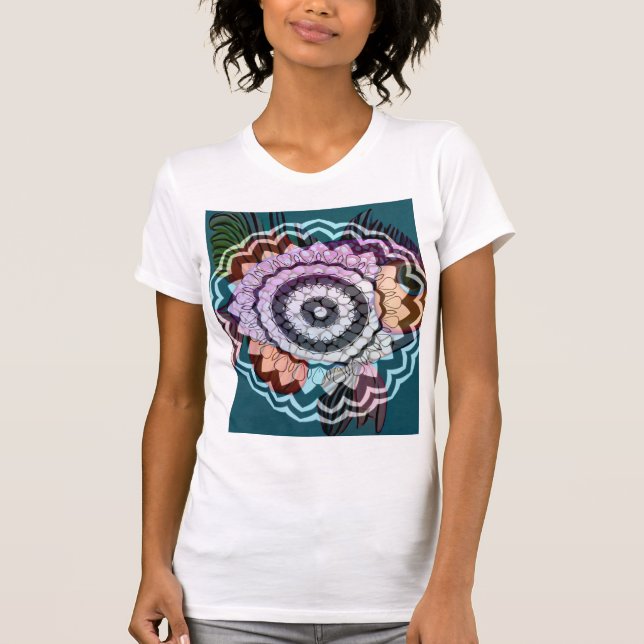 womans abstract shirt (Front)