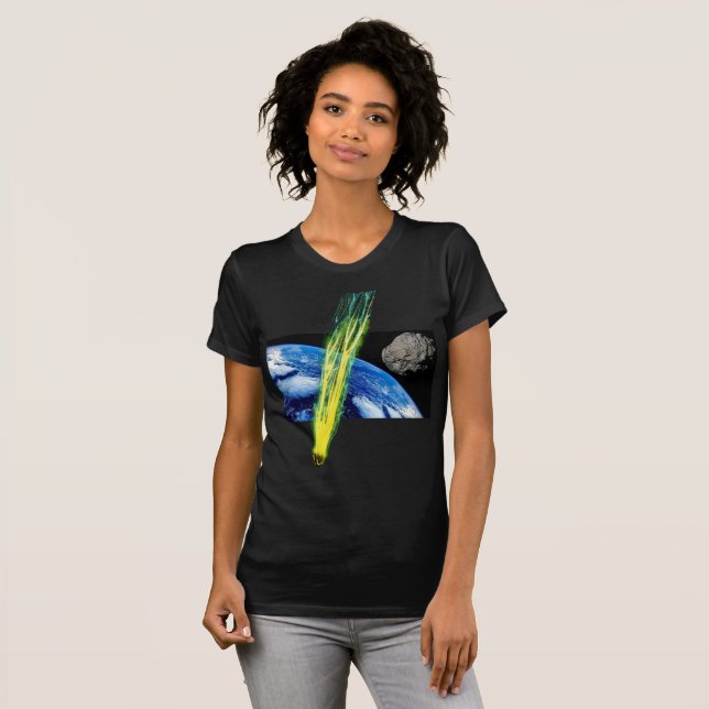 Womans asteroid earth shirt (Front Full)