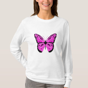 Woman's Butterfly Long Sleeve Shirt