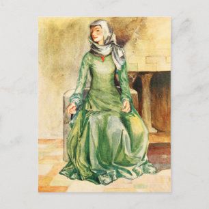 Woman's Costume Of The Time Of William II Postcard