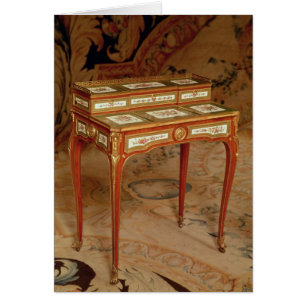 Woman's desk with panels of Sevres porcelain