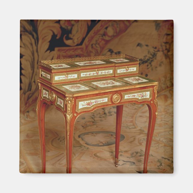 Woman's desk with panels of Sevres porcelain Magnet (Front)
