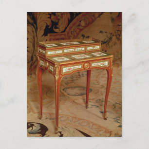 Woman's desk with panels of Sevres porcelain Postcard