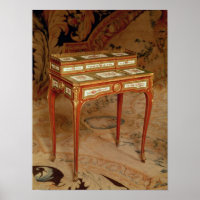 Woman's desk with panels of Sevres porcelain