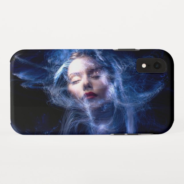 Womans Face Light Painting Case-Mate iPhone Case (Back (Horizontal))