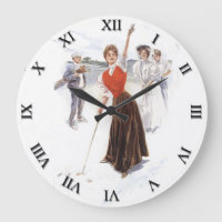 Woman's Golf Clock