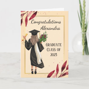 Woman's Graduation Card