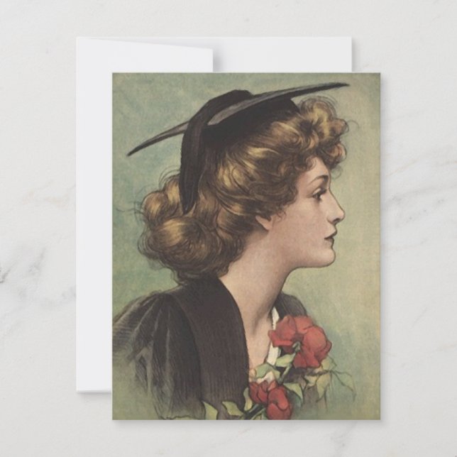 WOMAN'S GRADUATION PARTY INVITE ~ EZ2 CUSTOMIZE (Front)