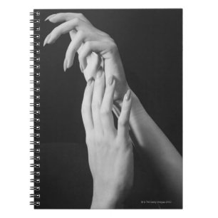 Womans Hands Spiral Notebook