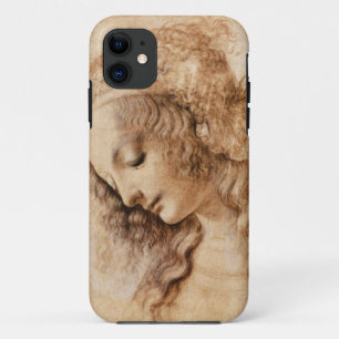 Woman's head by Leonardo da Vinci Case-Mate iPhone Case