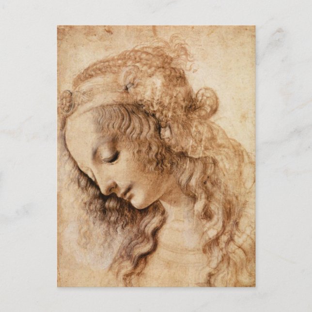 Woman's Head Postcard (Front)