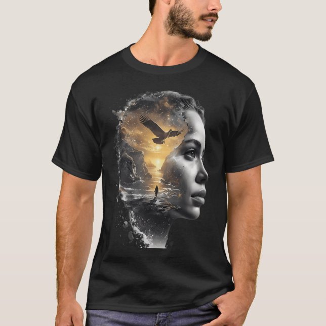 Woman'S Head T-Shirt (Front)
