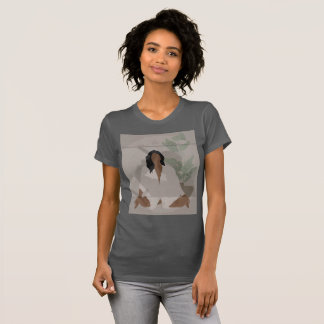 womans knife abstract meditation shirt