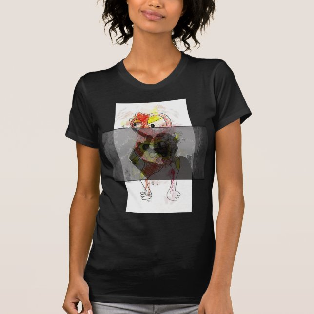 womans knife drawing shirt (Front)