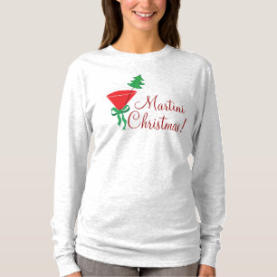 Womans Martini Christmas Shirt