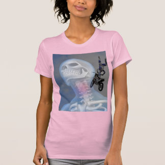 womans neck motorcycle shirt