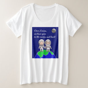 Woman's Plus Size T-Shirt for new grandparents