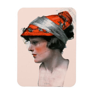 Woman's Profile Magnet