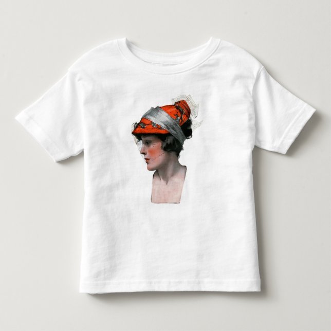 Woman's Profile Toddler T-Shirt (Front)