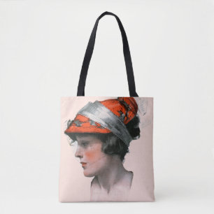 Woman's Profile Tote Bag
