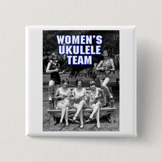 Woman's Uke Team Button (Front)