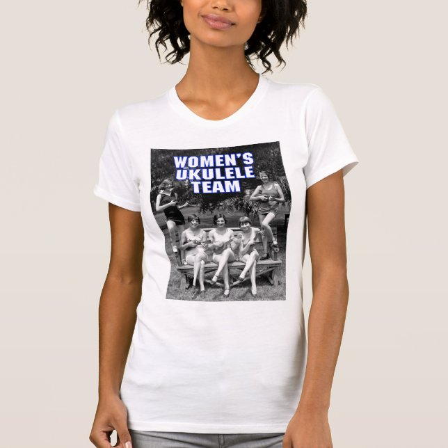 Woman's Uke Team Ladies Micro-Fibre Singlet (Front)