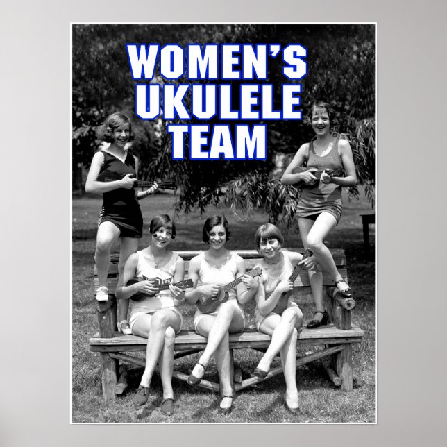 Woman's Uke Team Poster (Front)