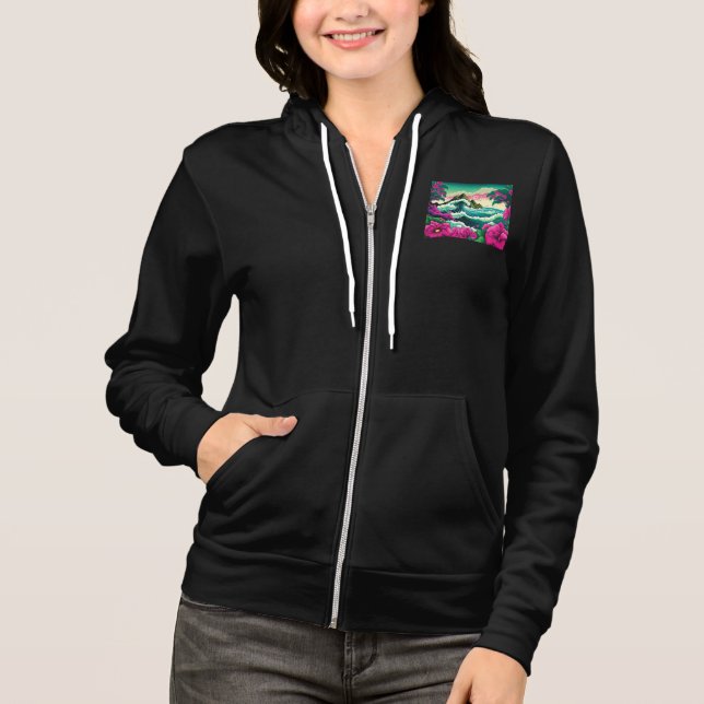 Woman's Zip-Up Hoodie (Front)