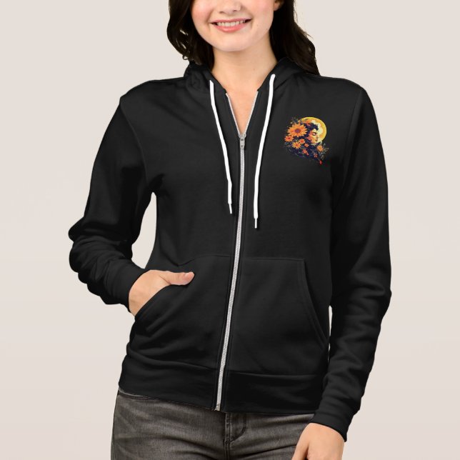 Woman's Zip-Up Hoodie (Front)