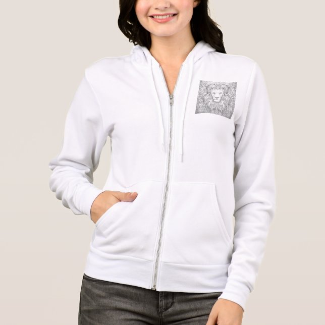 Woman's Zip-Up Hoodie (Front)