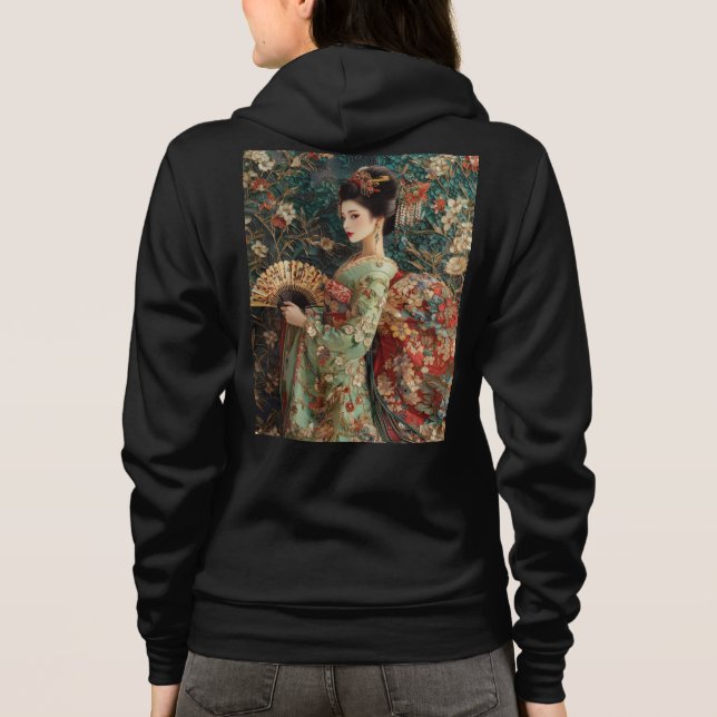 Woman's Zip-Up Hoodie (Back)