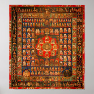 Womb Realm Mandala Poster