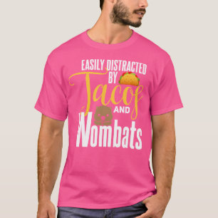Womba Funny Taco Lover Cute Tacos Wombat Lover T-Shirt